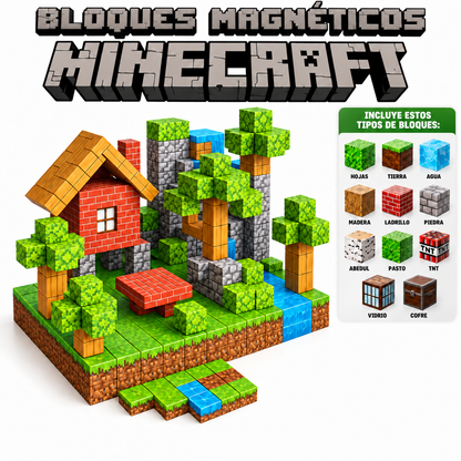 Bloques Magnéticos de MINECRAFT
