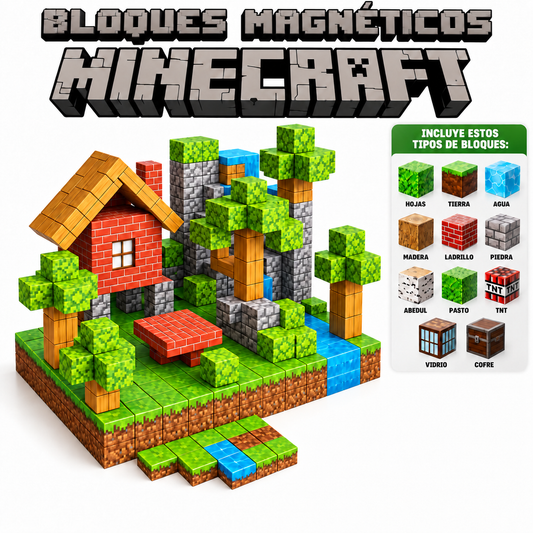 Bloques Magnéticos de MINECRAFT